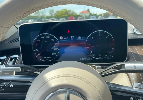 Mercedes-Benz Klasa S cena 535000 przebieg: 75000, rok produkcji 2021 z Przysucha małe 121